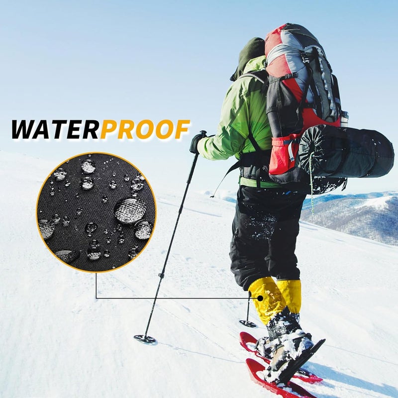 HIGH EXPERIENCE Store Leg Gaiters 100% Waterproof Adjustable Shoe Snow Boot Guard Gators for Hiking Shoe Cover Hunting Snowshoeing Climbing Walking for Women Men - Image 5